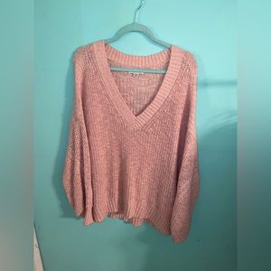 Pink Knitted Sweater